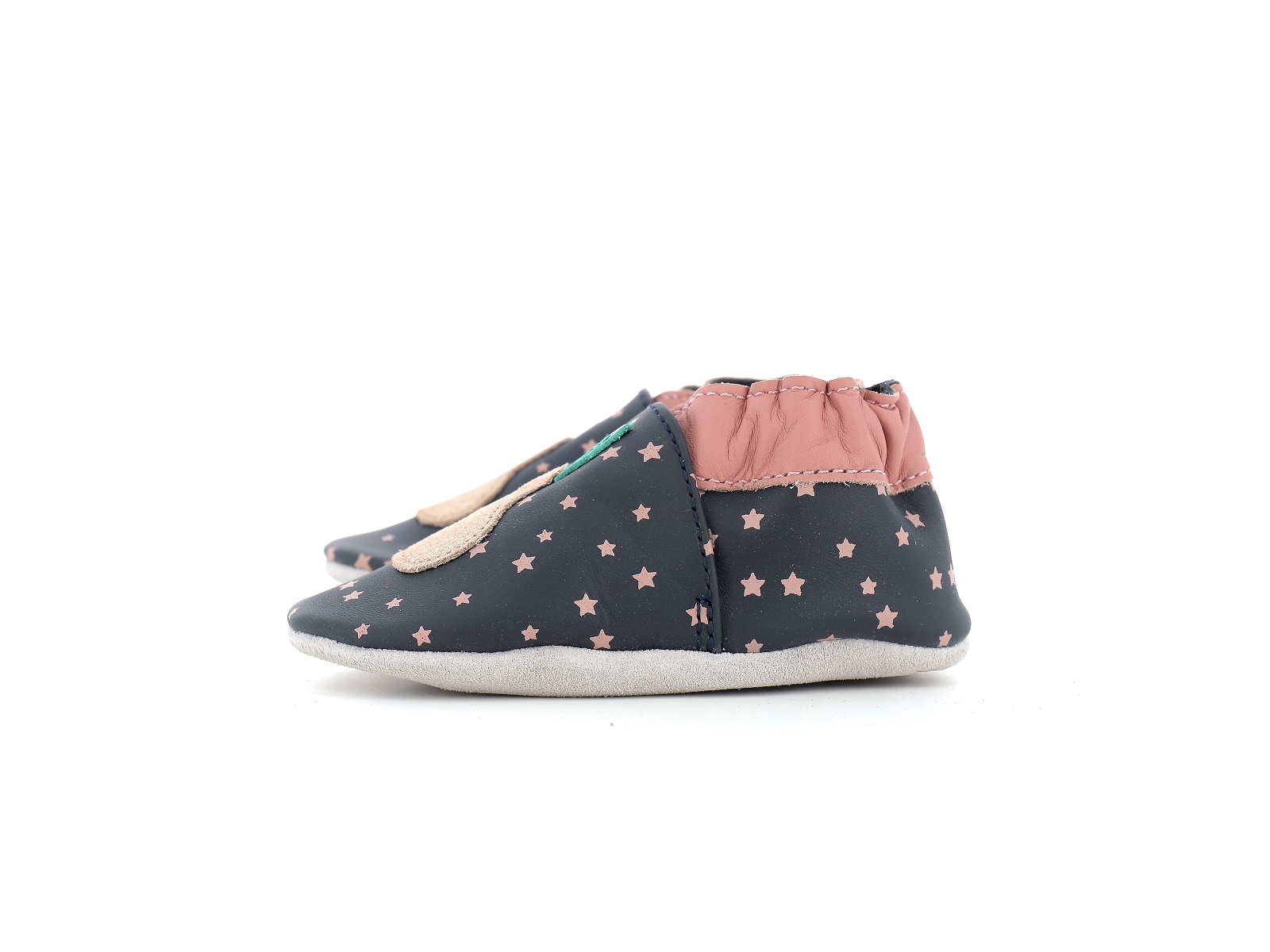Robeez-GOLDPEAR Cuir Marine