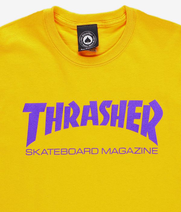 Thrasher Skate Mag T-Shirt (gold purple)