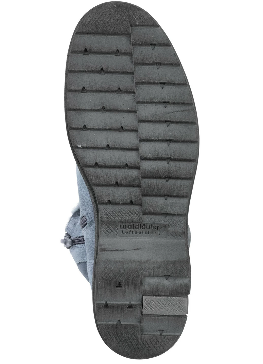 Waldläufer Schnür-Stiefelette mit kuscheligem Kragen aus Lammfell