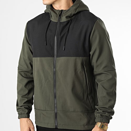 Veste Zippée Capuche E340 Vert Kaki