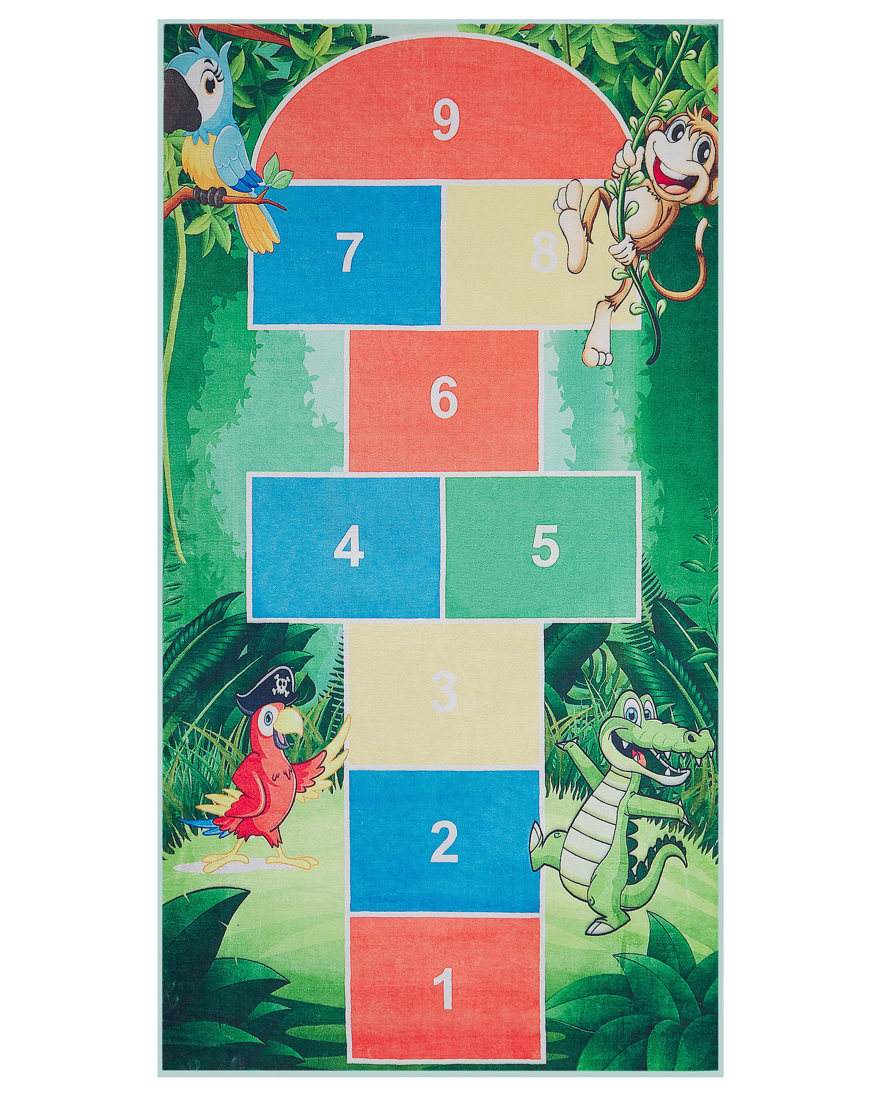 Kindervloerkleed BABADAG Groen 80 x 150 cm