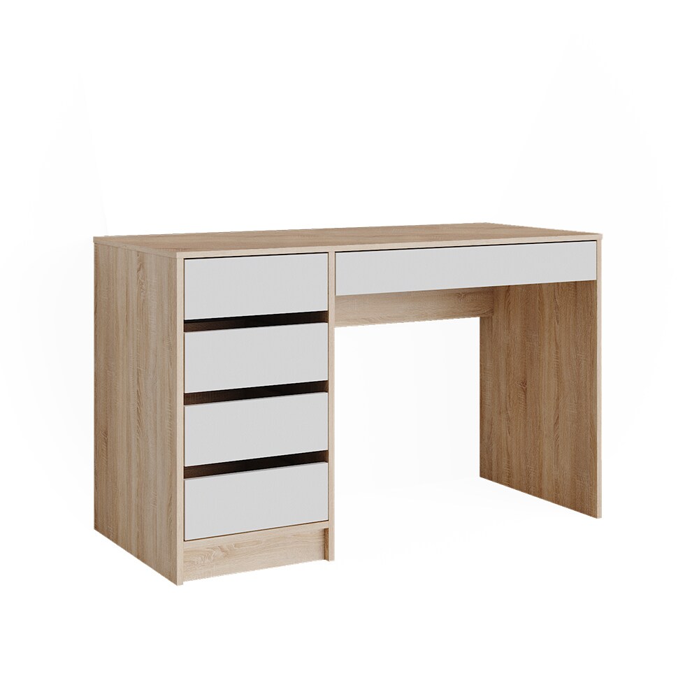 Vicco Schminktisch Sherry Sonoma Weiß 120 x 75 cm Schlafzimmer