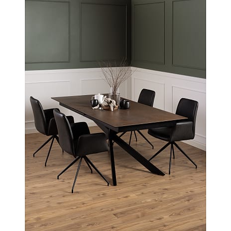 Irwine spisebord - brun