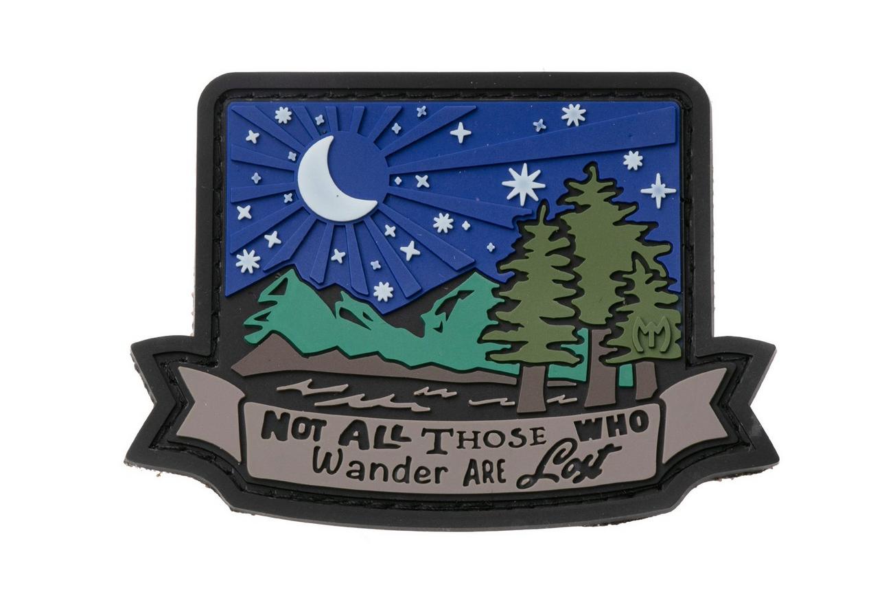 Maxpedition WNDRZ Wander Not Lost 3D Morale Patch GLOW, patch