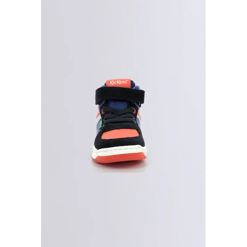 KICKALIEN MARINE BLEU ORANGE SNEAKERS HAUTES Synthétique Garçon