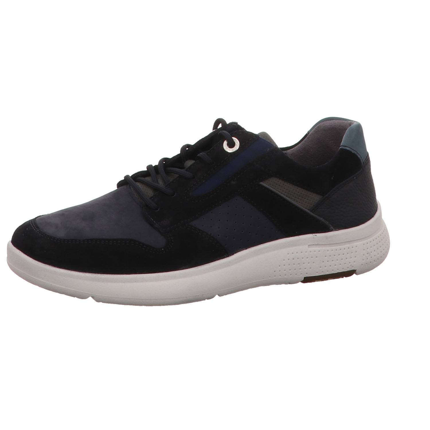 Waldläufer Schnürschuh d.blau blau