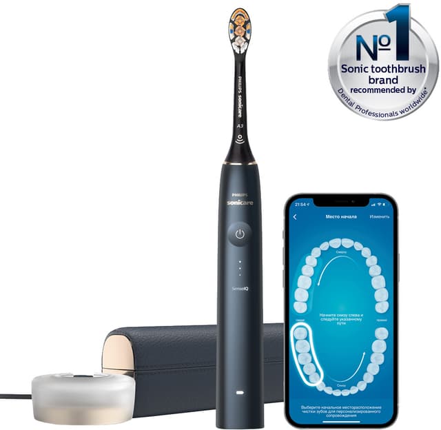 Philips Sonicare Prestige 9900 elektrisk tandbørste HX999212 (blå)
