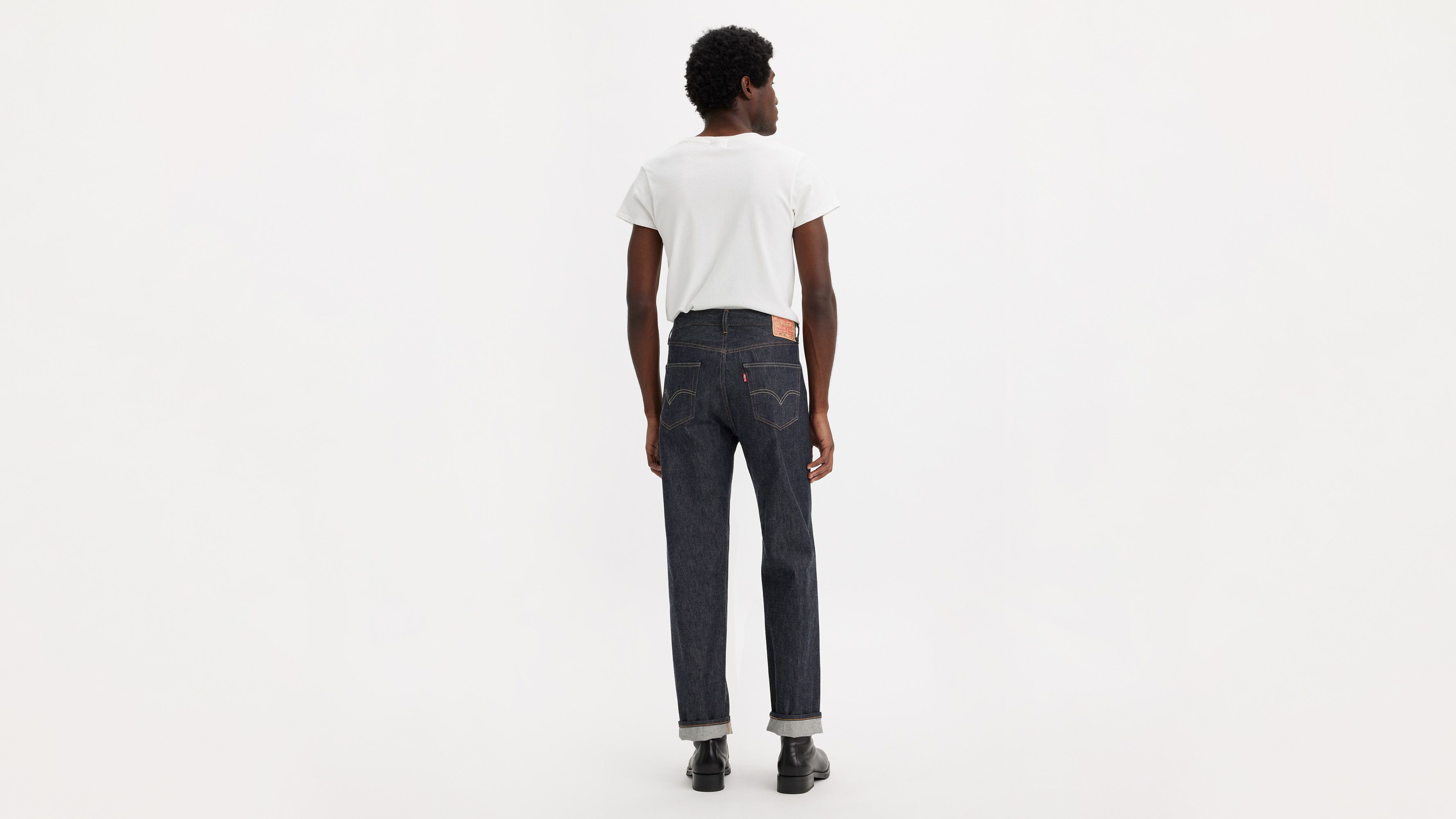 Jean 501® 1955 Levi's® Vintage Clothing - Hand Drawn - Bleu
