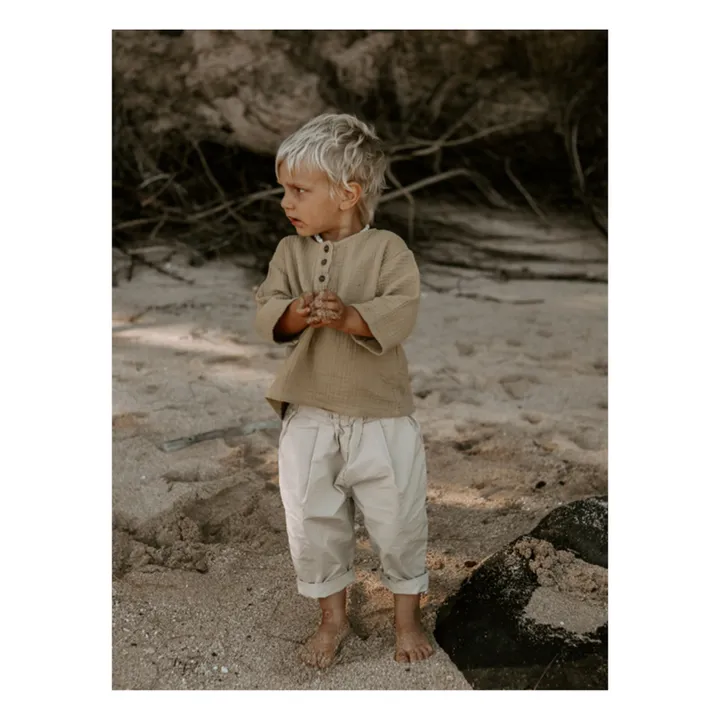 The Simple Folk Blouse Coton Bio | Camel