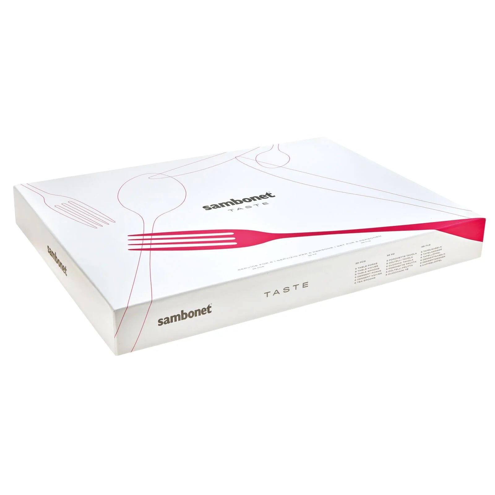 Sambonet Bestekset Taste Mirror - RVS - 4 Delig | 1 persoon