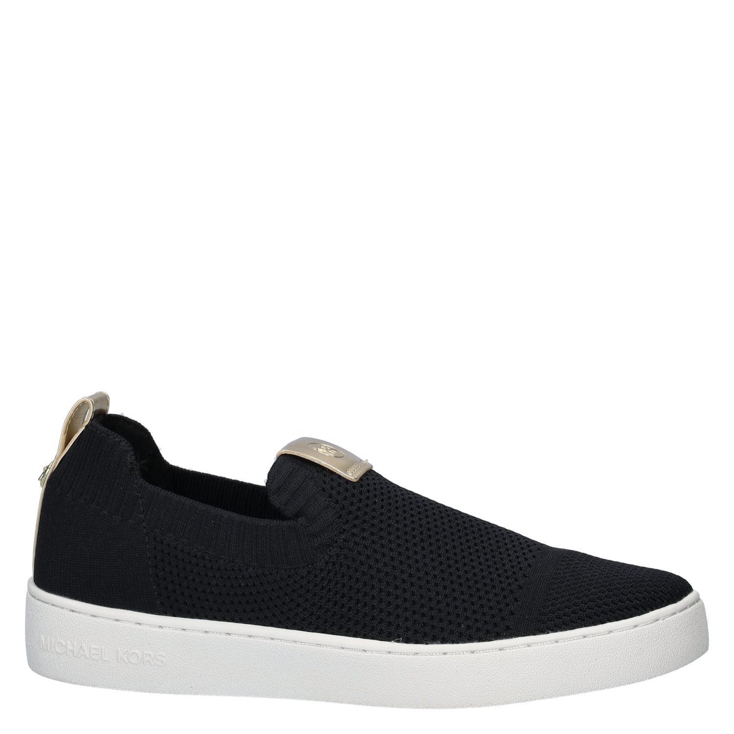 Michael Kors Juno Knit Slip On dames instapper Michael Kors Zwart