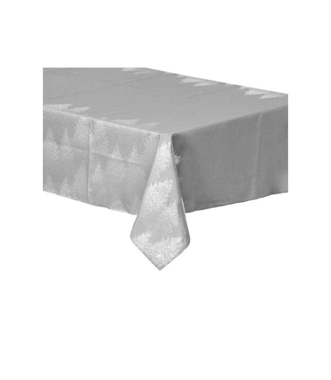 Nappe Imprimée Sapin Colorama 140x360cm Argent