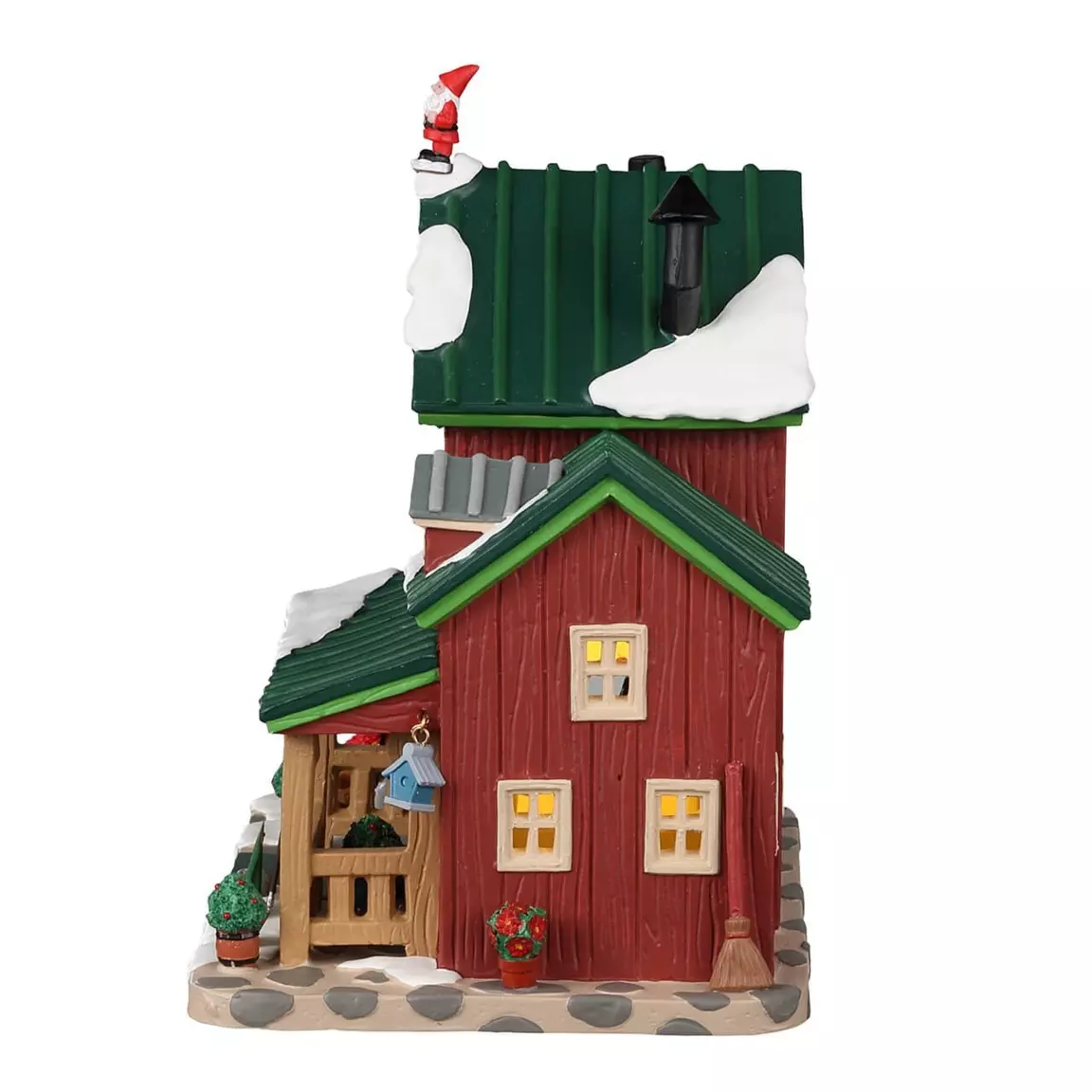 Village de Noël Lemax à piles lumineux Pépinière d'Aspen Ridge
