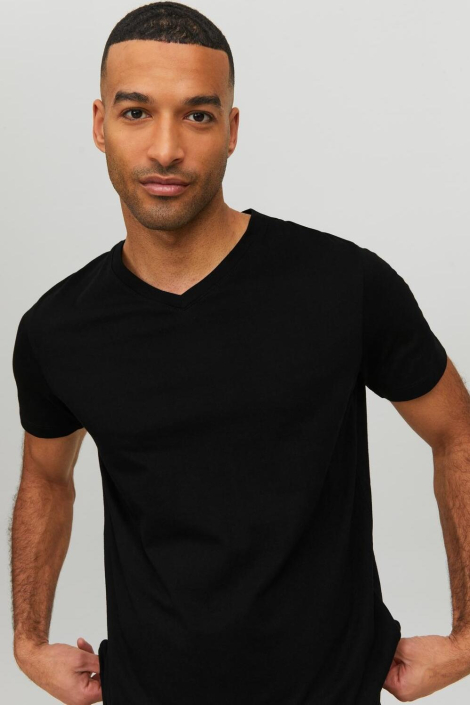 Jack & Jones zwarte heren t-shirt