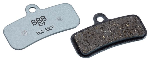 Paire de Plaquettes BBB DiscStop Coolfin Organiques pour Shimano Saint