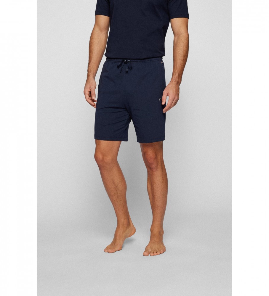 Shorts BOSS Mix&Match; azul marinho