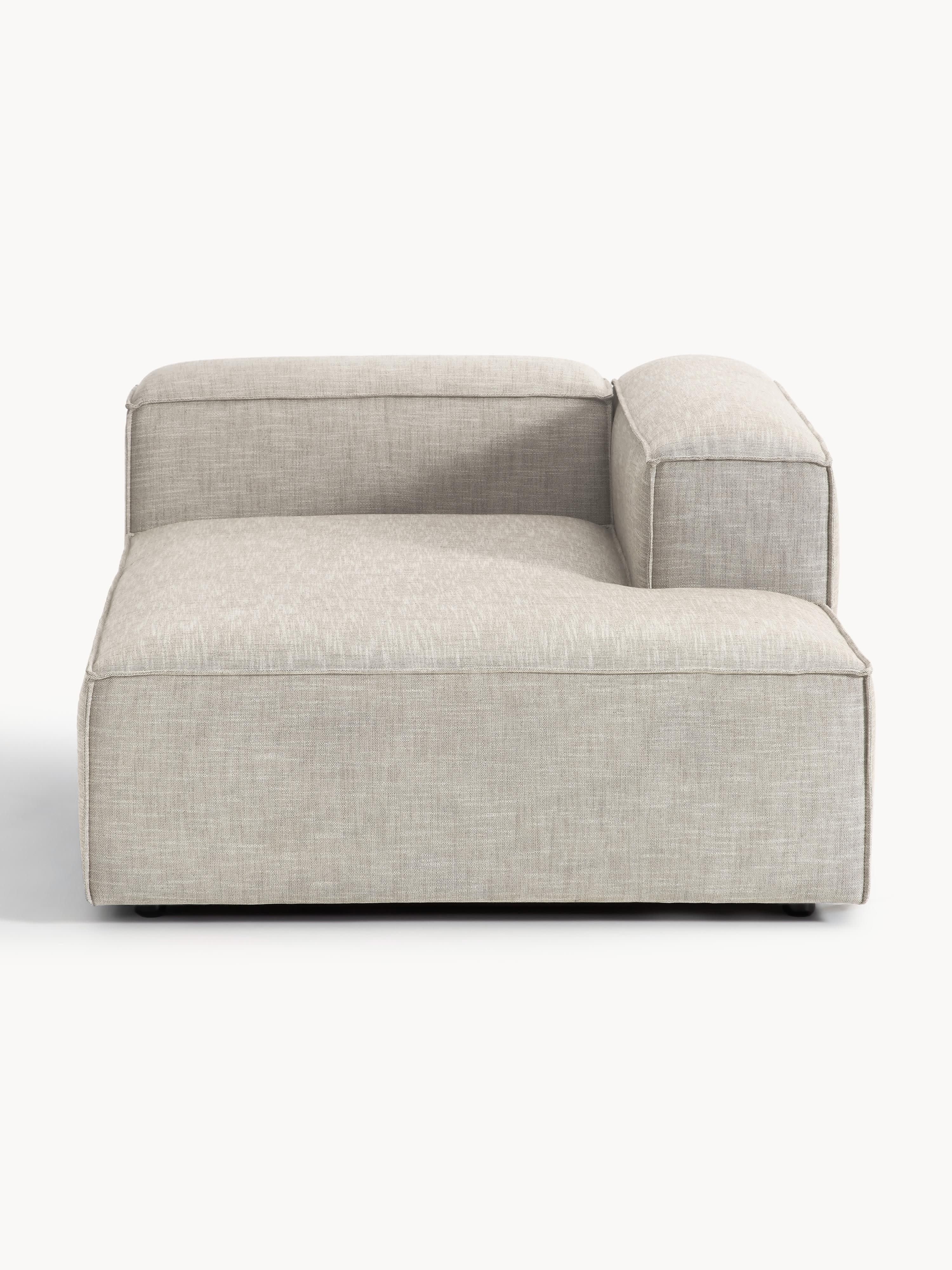 Chaise longue hoekmodule Lennon van linnenmix