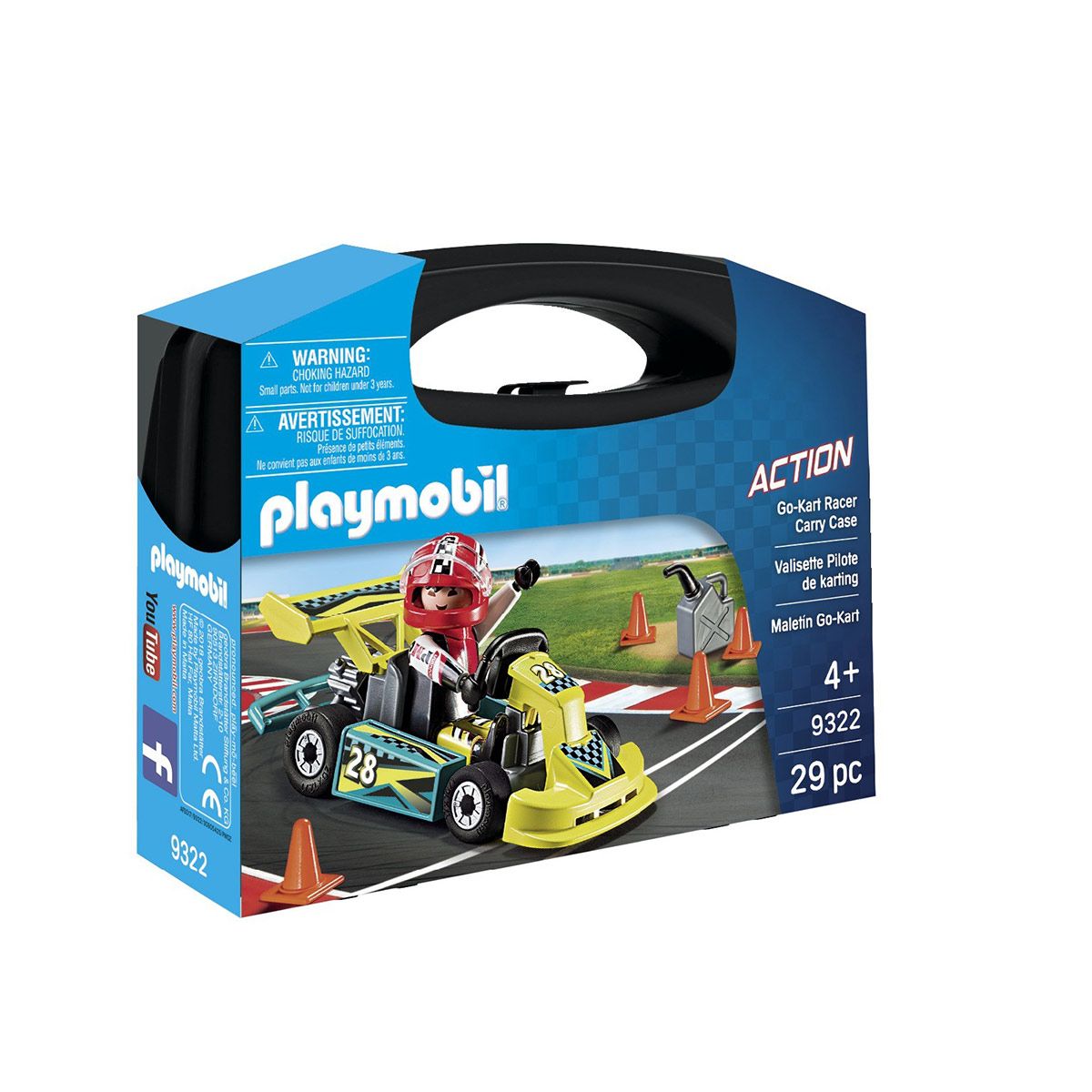 Valisette Pilote de karting Playmobil Action