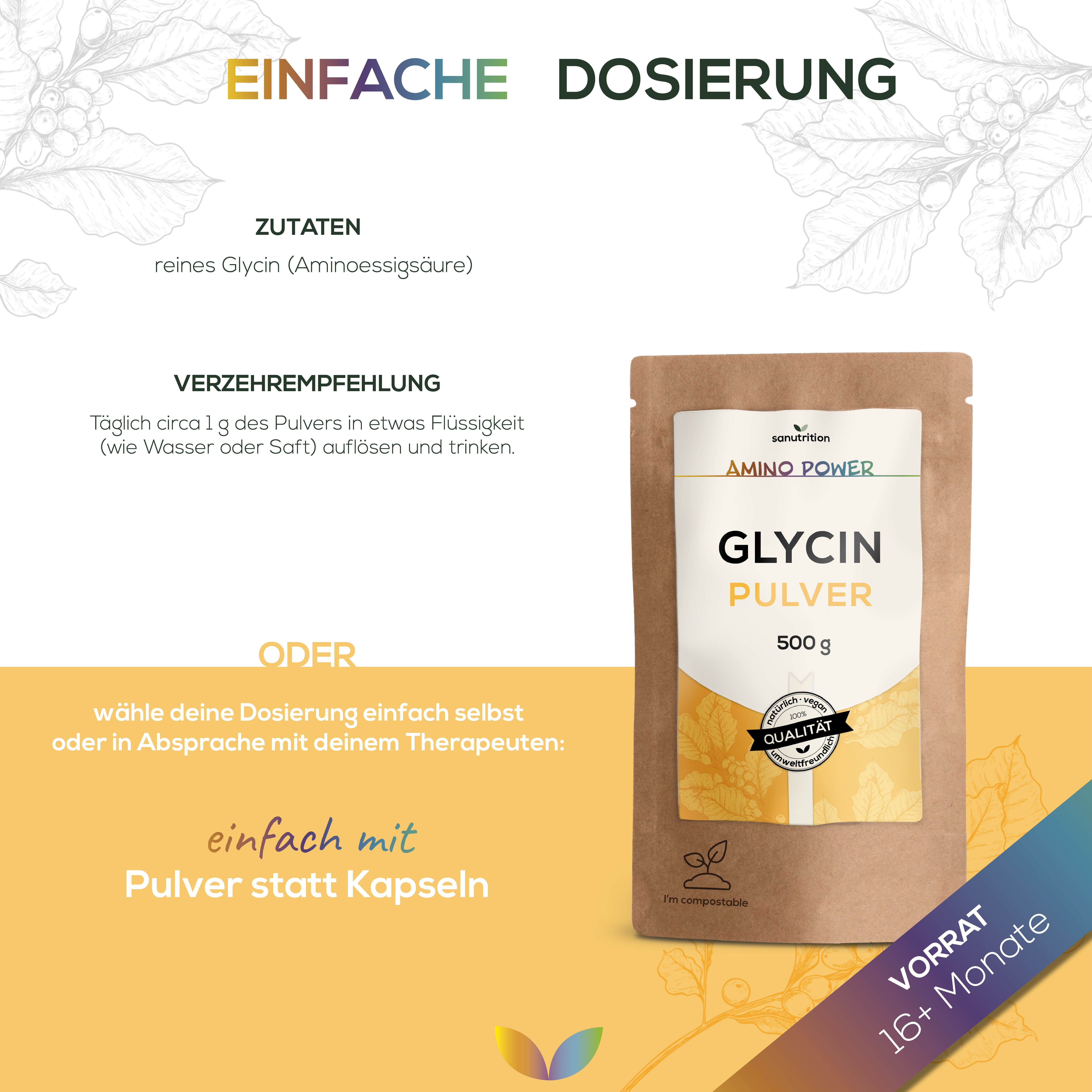 Sanutrition® - reines Glycin