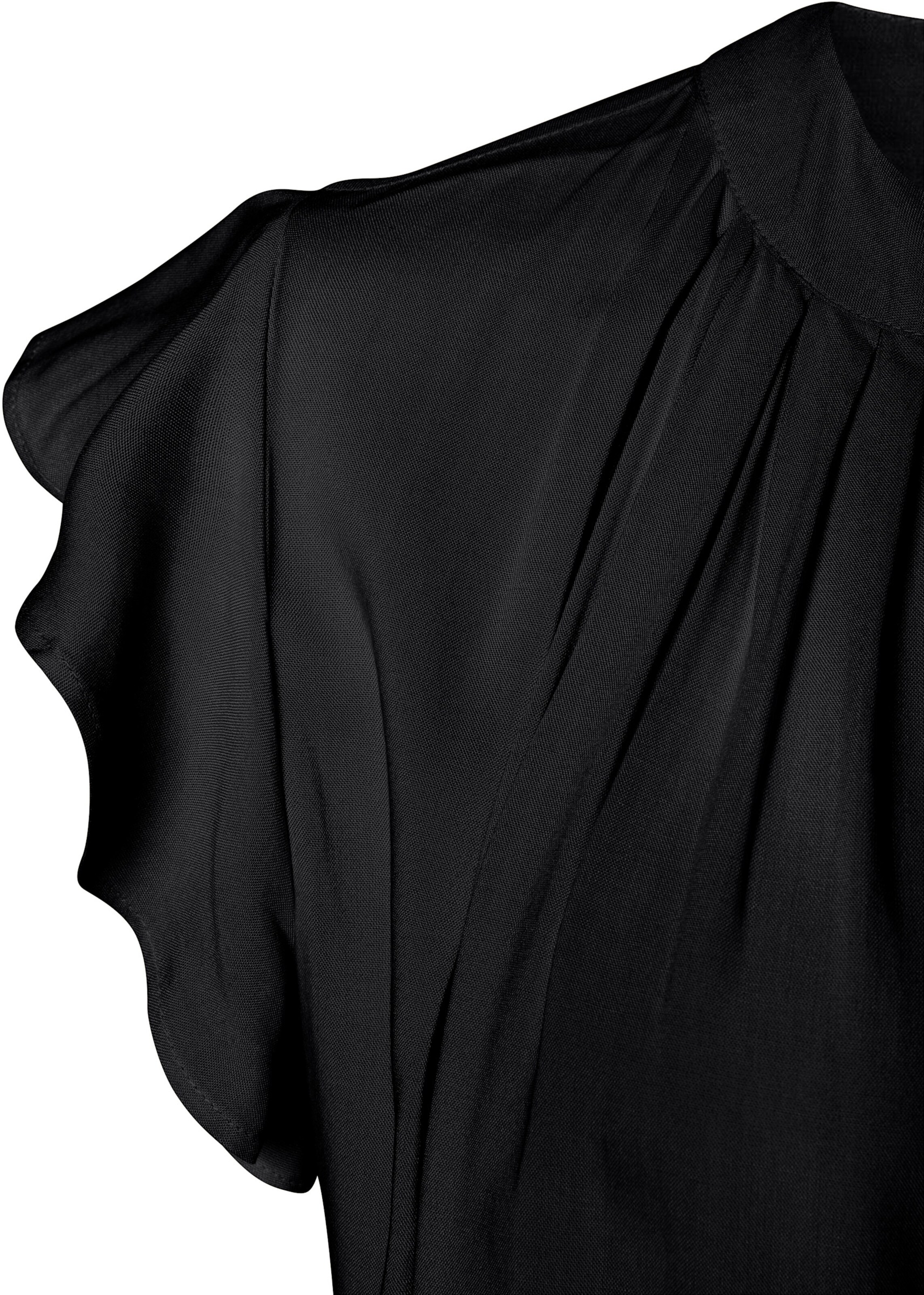 LASCANA Schlupfbluse in schwarz