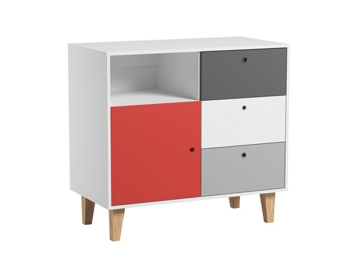 Porte additionnelle rouge chambre Concept - VOX