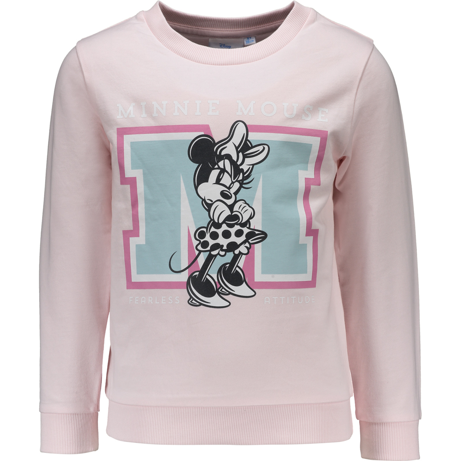 Kinder-Sweatshirt Minie Mouse blau
