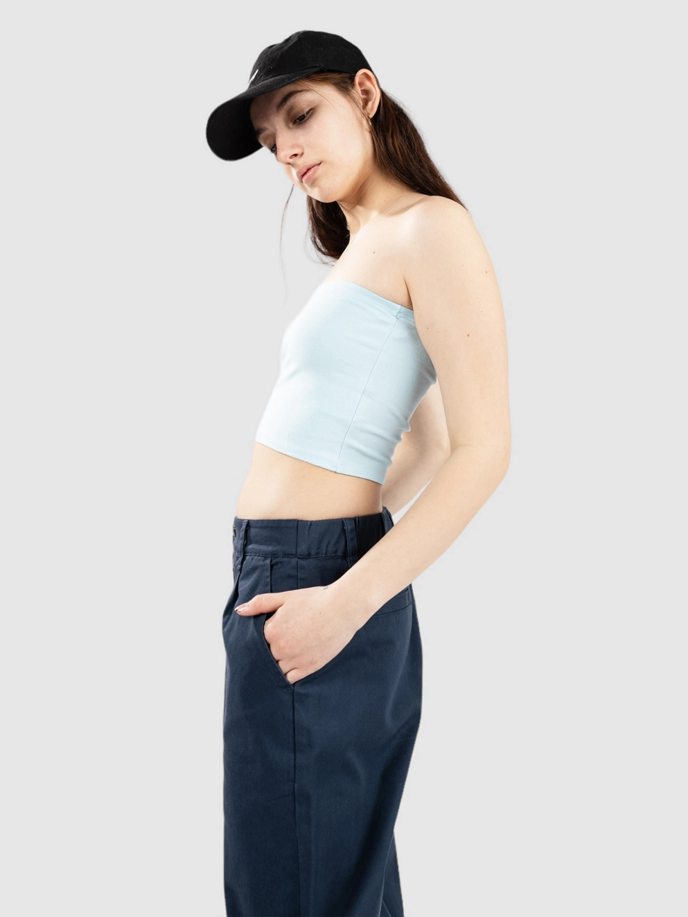 Zine Jane Tube Tank Top pastel blue