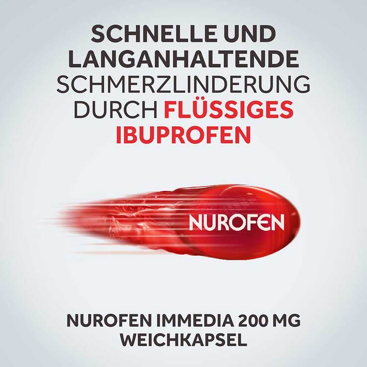 Nurofen Immedia 200 mg Weichkapseln, 20 St