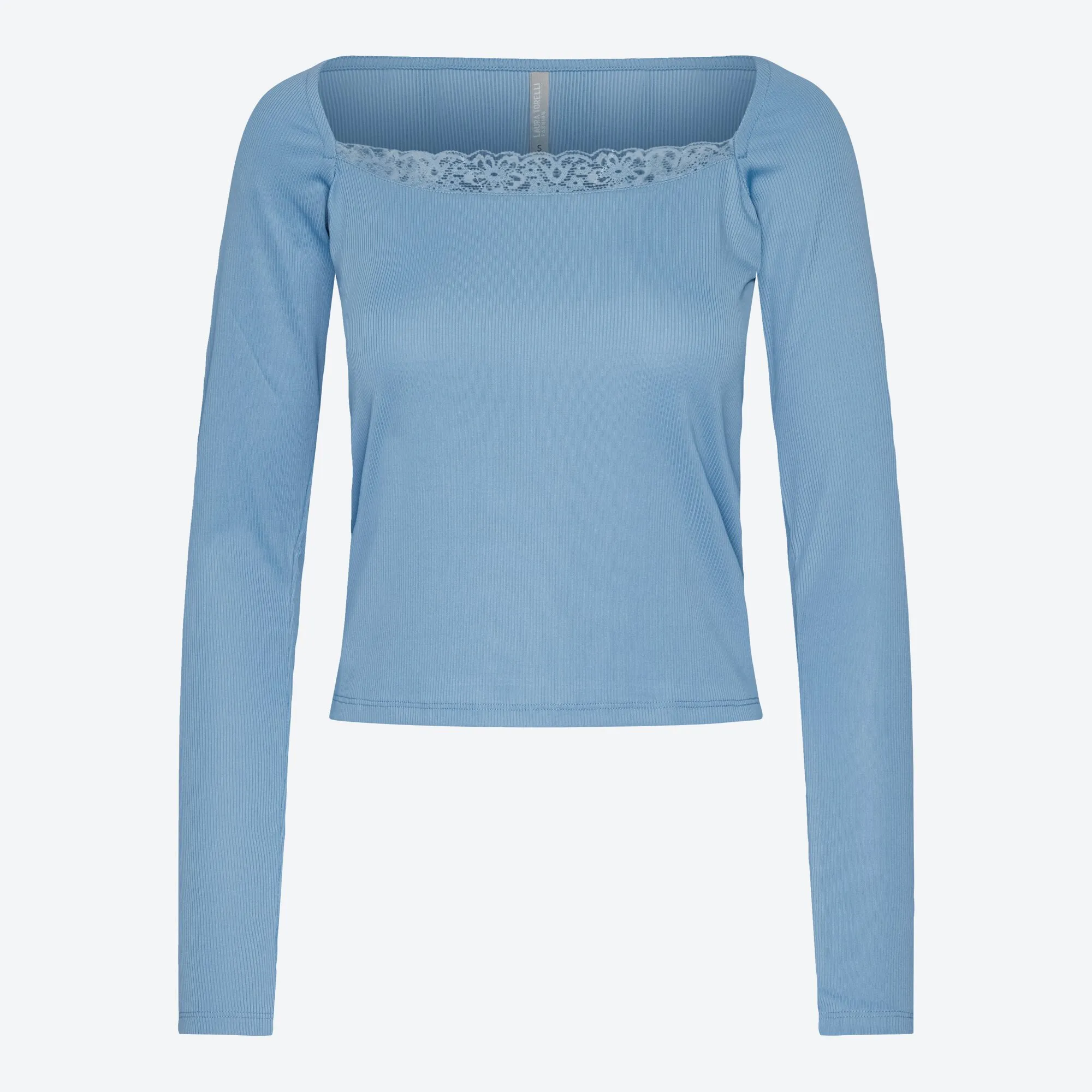 Damen-Shirt mit Spitzenverzierung