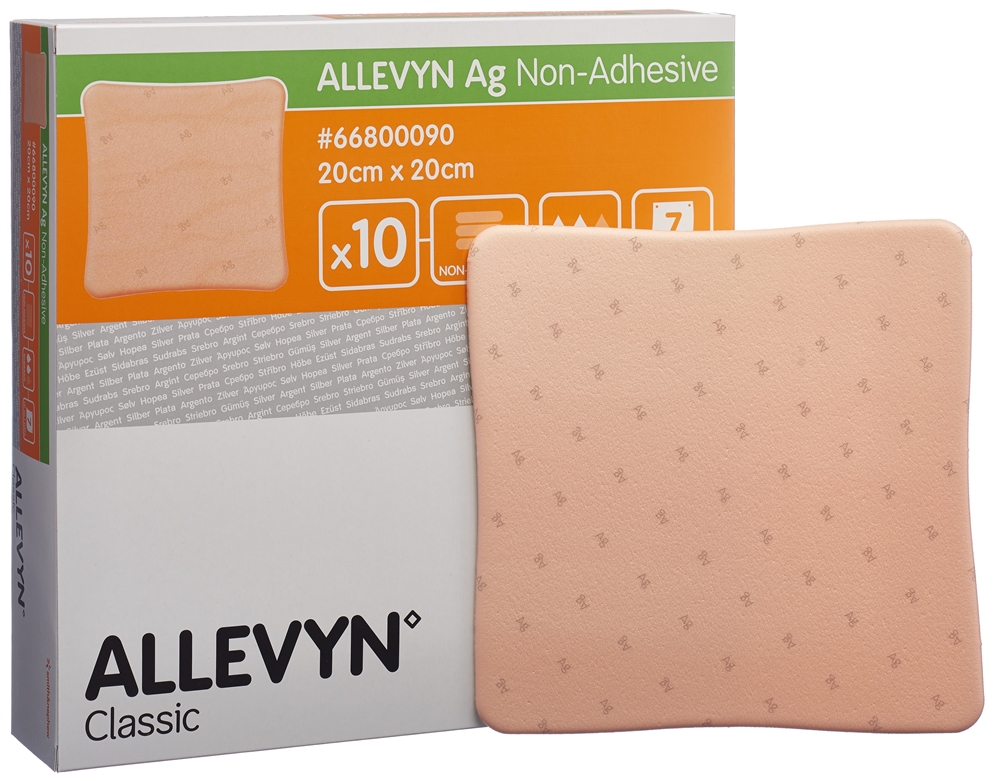 ALLEVYN Wundkompresse 20x20cm 10 Stk