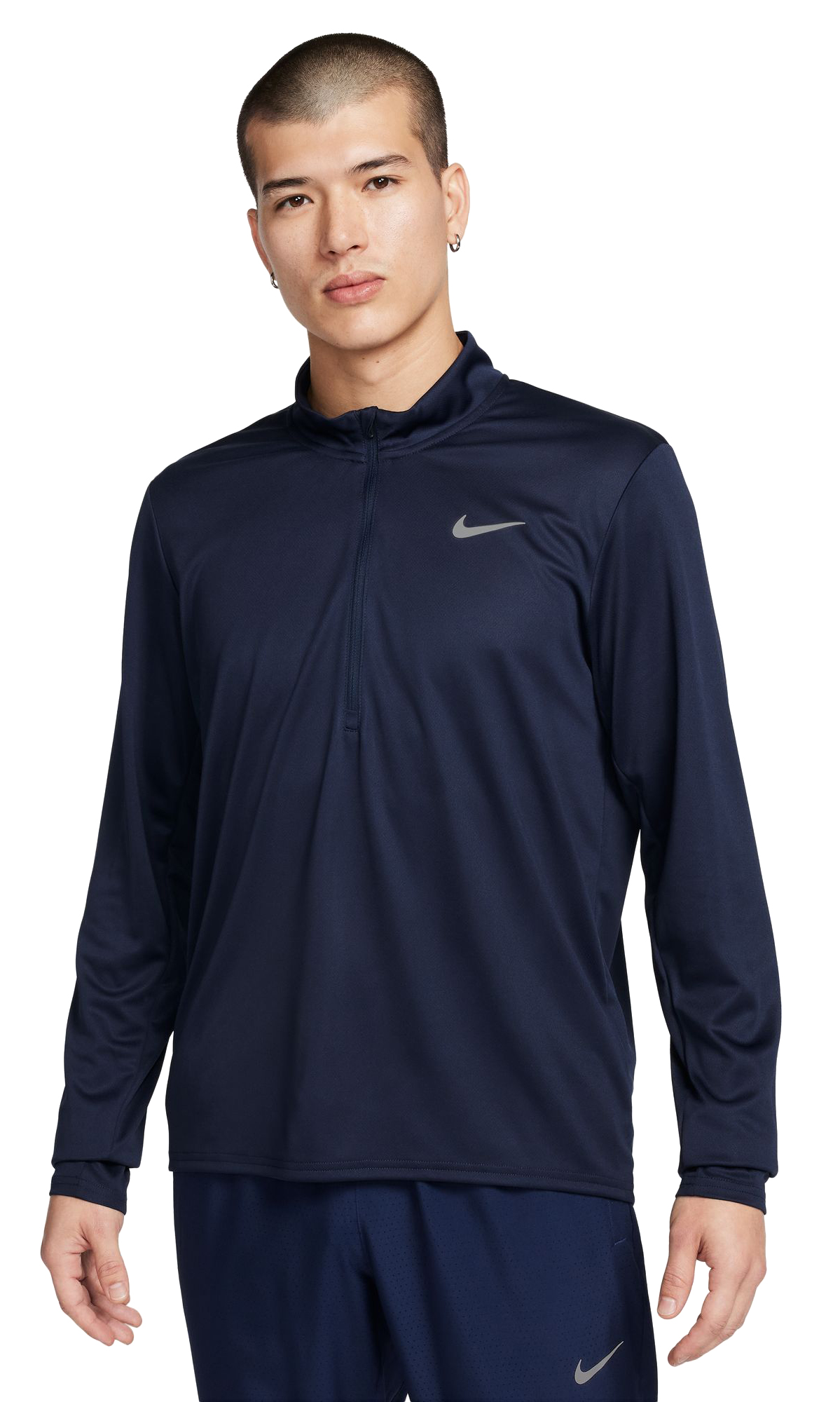Pacer Running Half Zip Herre 451/Obsidian/Reflective Silver