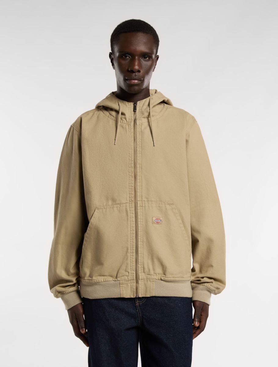 Dickies Duck Canvas Hooded Unlined Jacket Desert Sand