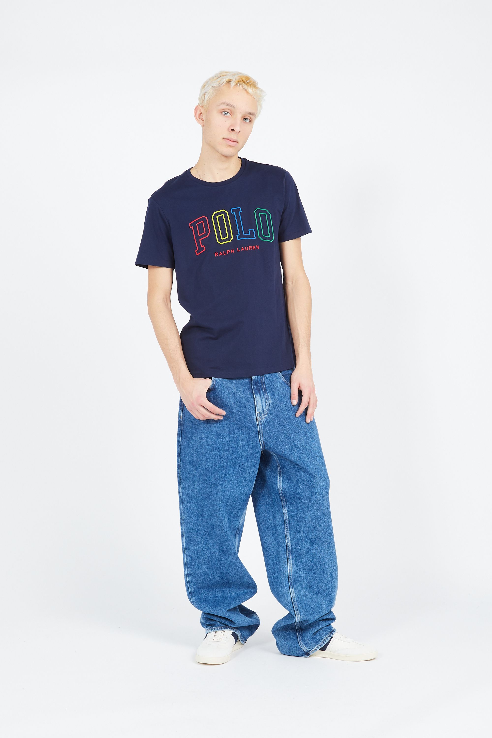 POLO RALPH LAUREN T-shirt  26/1 JERSEY Bleu