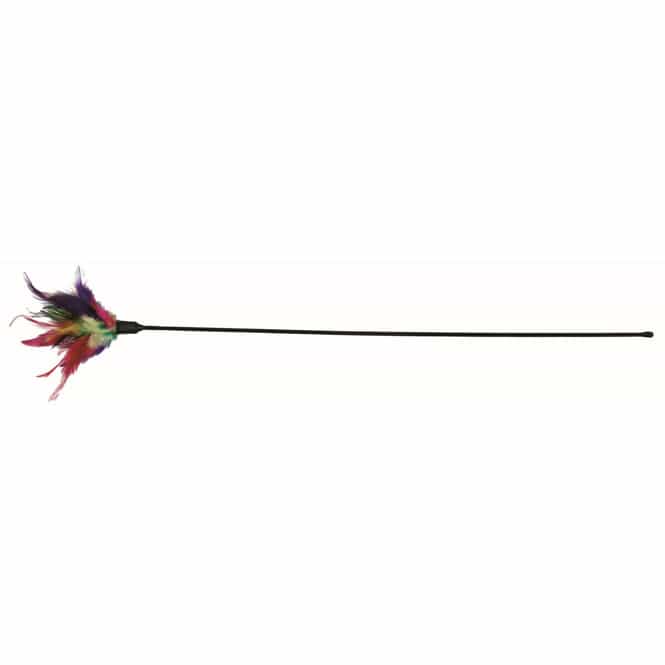 Katzenzubehör - Katzenspielzeug - Stab mit Federn - ca. 50 cm