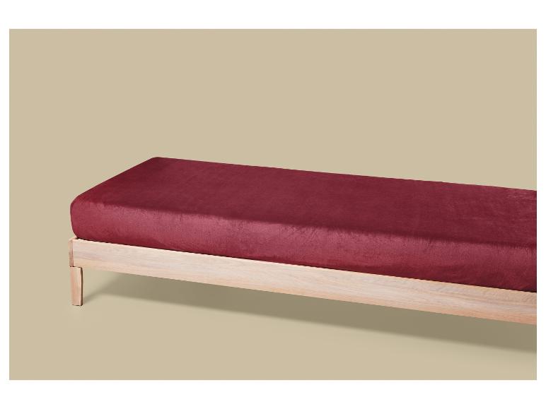 Pluche hoeslaken 90-100 x 200 cm