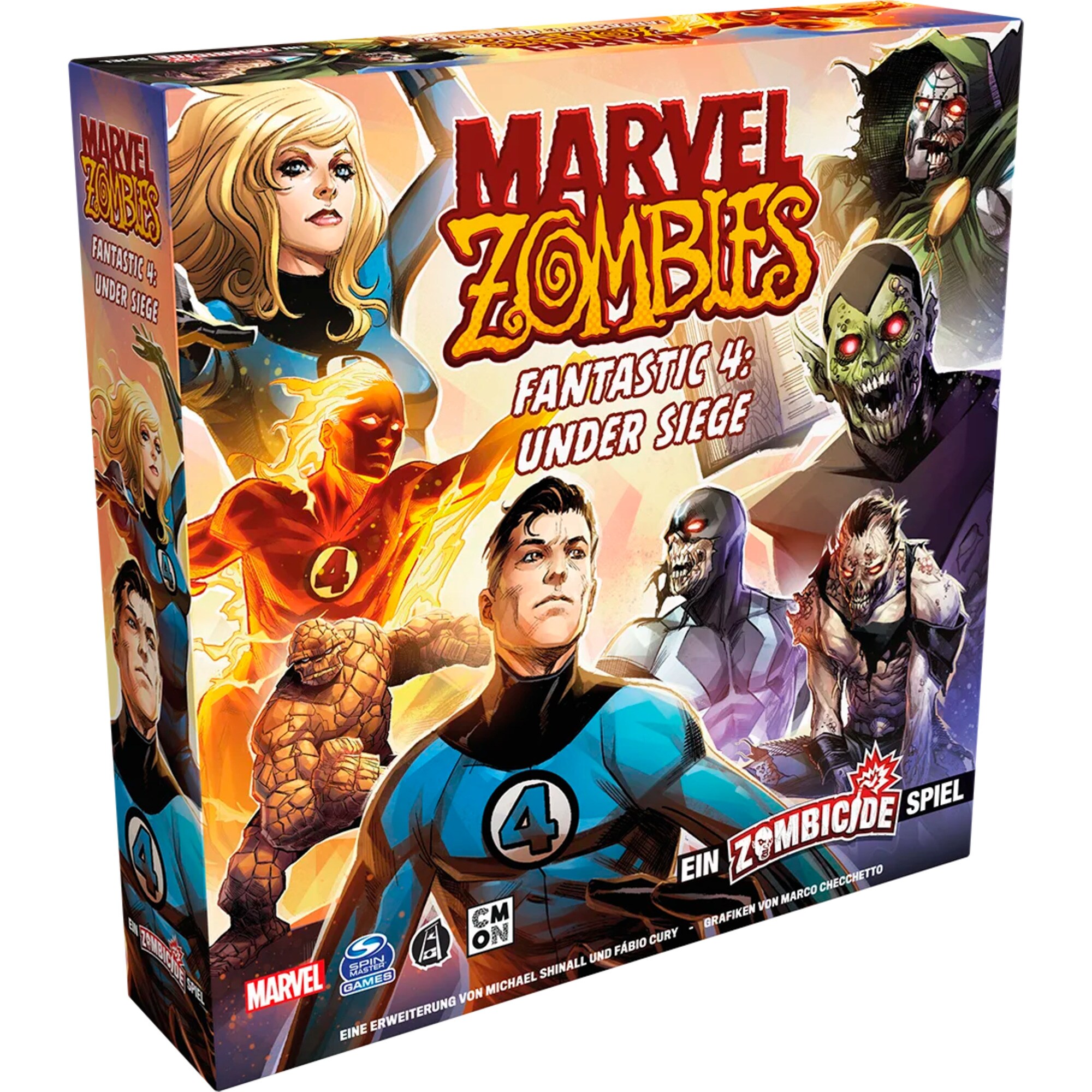 Asmodee Kartenspiel Marvel Zombies - Fantastic 4 Under Siege