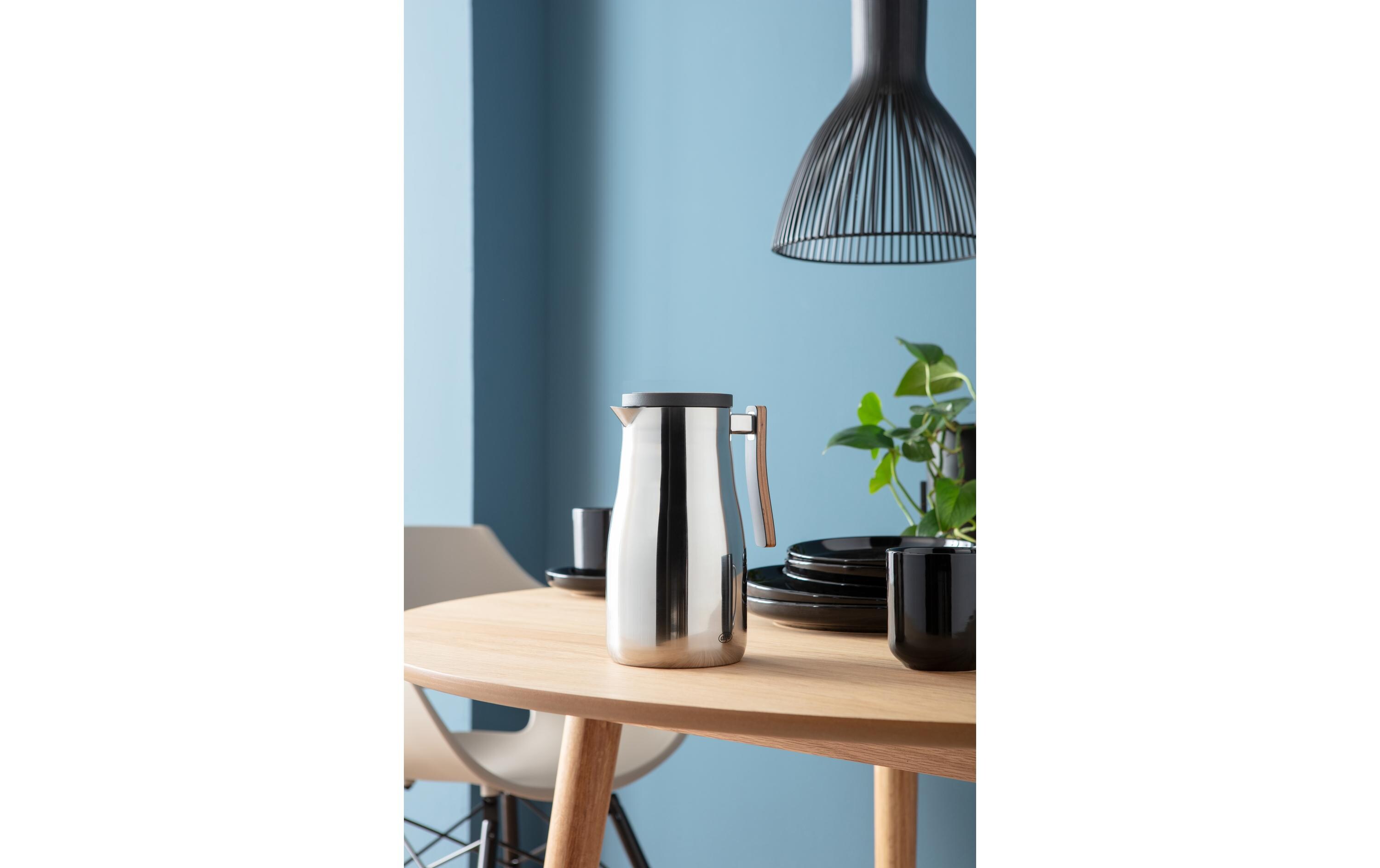 Thermoskanne Studio Allure 1000 ml, SilberKaraffe aus Edelstahl
