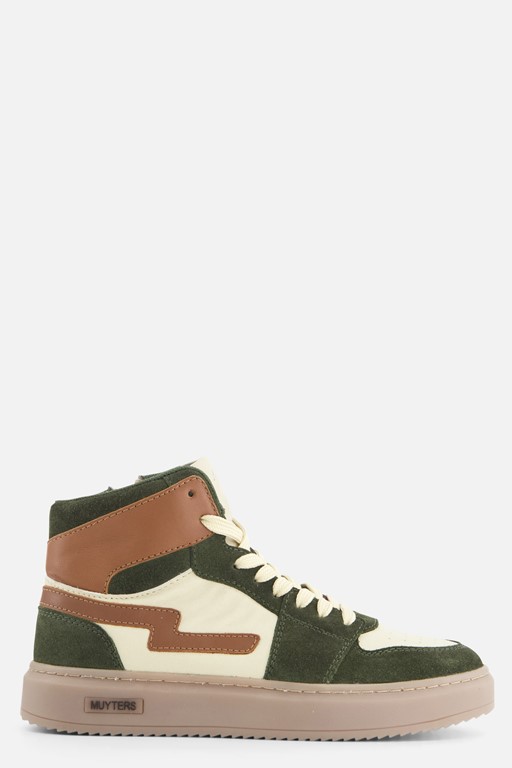 Muyters Sneakers groen Leer