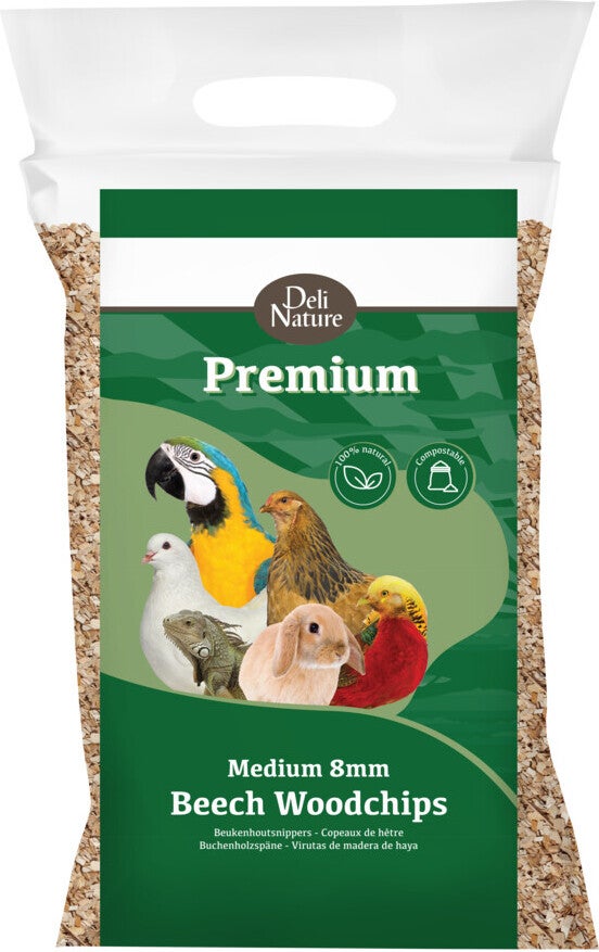 Deli Nature bodembedekker beukensnippers middelgrof 5 kg
