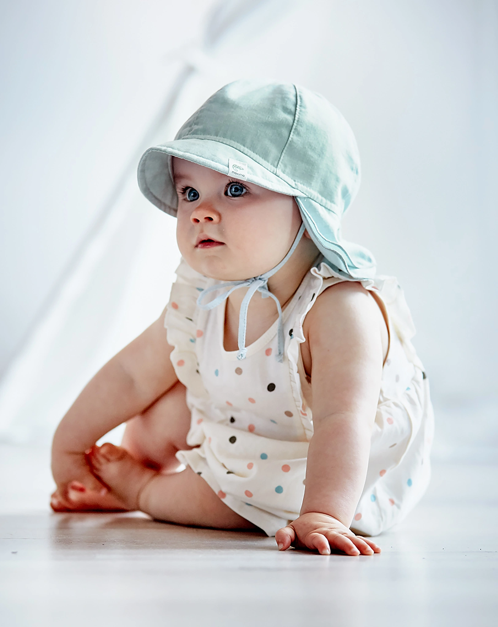 Schildmütze BABY SAFE in mint meliert