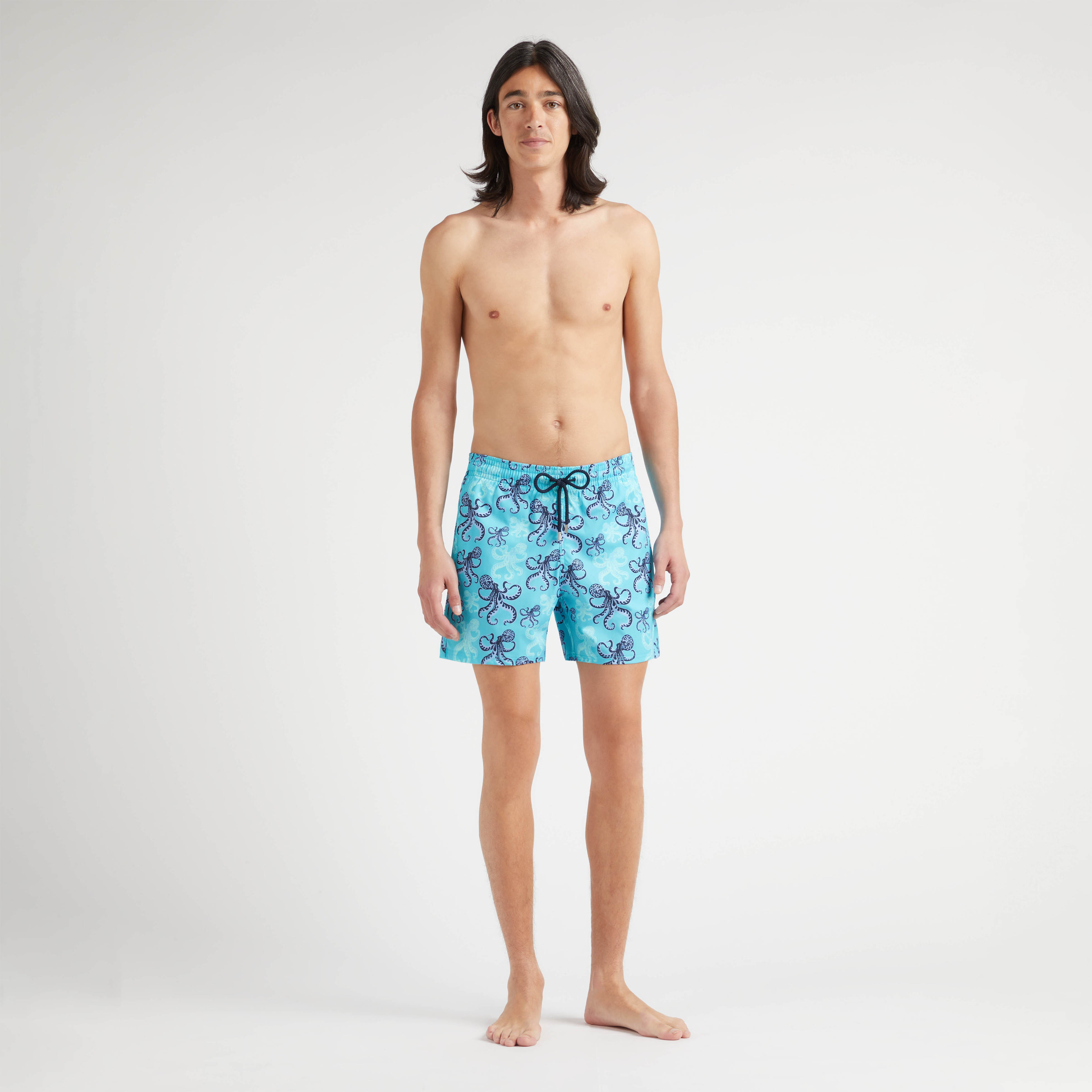 Maillot de Bain Court Stretch Homme Poulpes