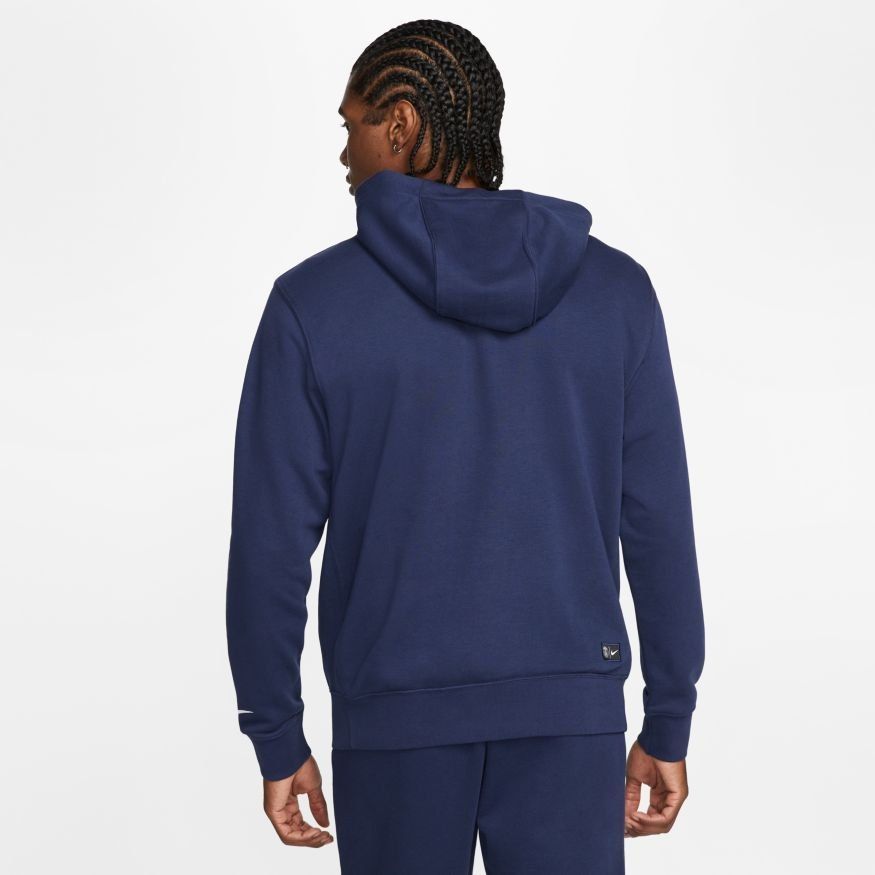 Paris Saint-Germain Sweat à Capuche Fleece - Bleu Marine/Blanc