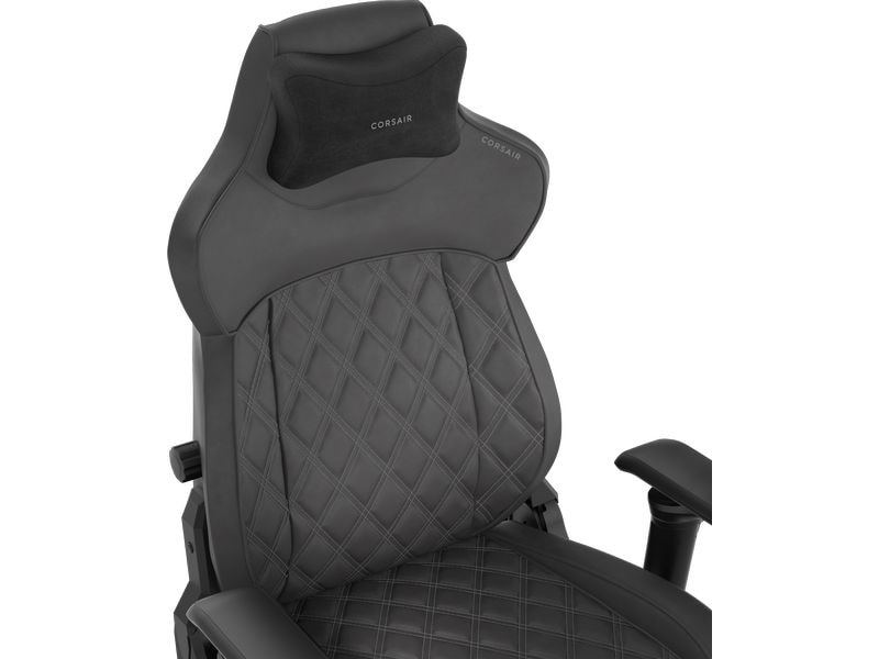 Corsair Gaming-Stuhl TC500 Luxe Shadow Ergonomischer Racing-Gaming-Stuhl mit einer Belastbarkeit von bis zu 120 kg