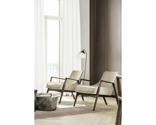 Gordijn met universele band Cambric wit 140x280 cm