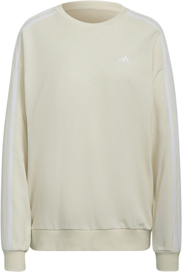 adidas Essentials Studio Lounge 3-Stripes sweatshirt Hvid
