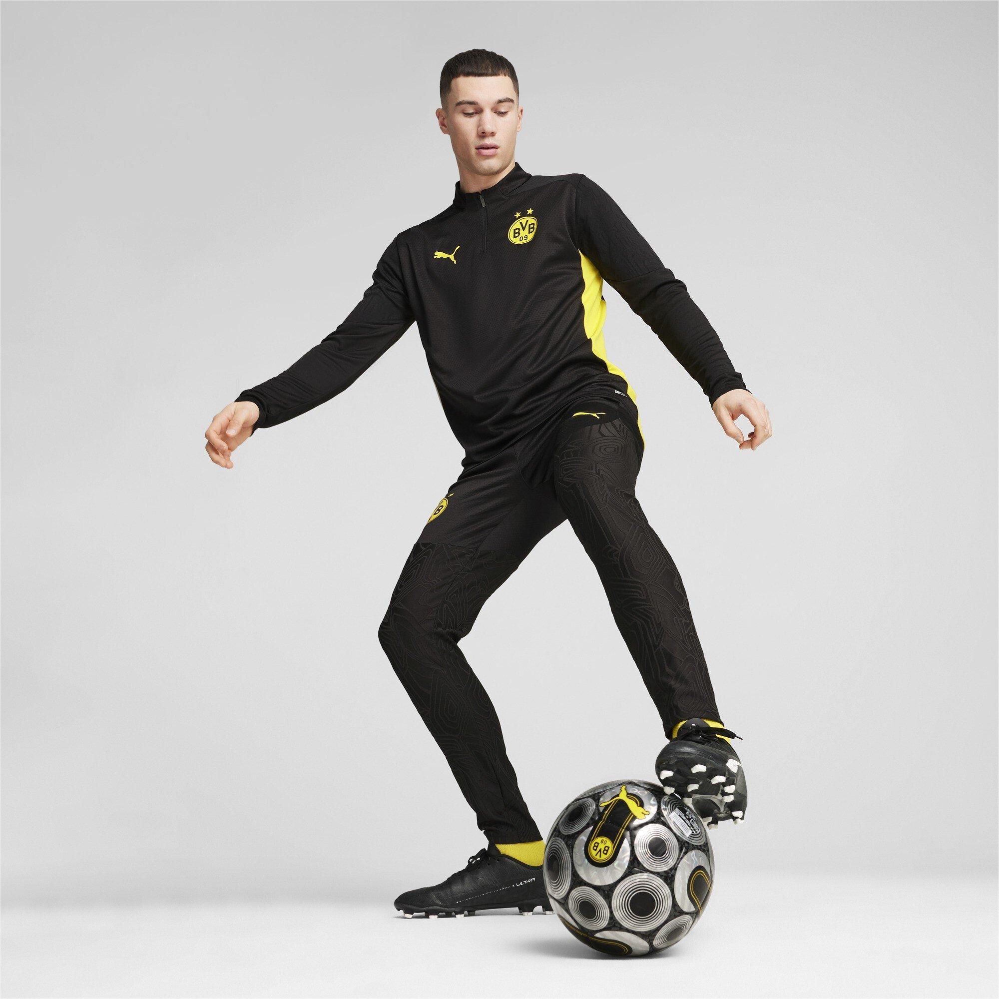 Puma Borussia Dortmund Quarter Zip Training Top Adults