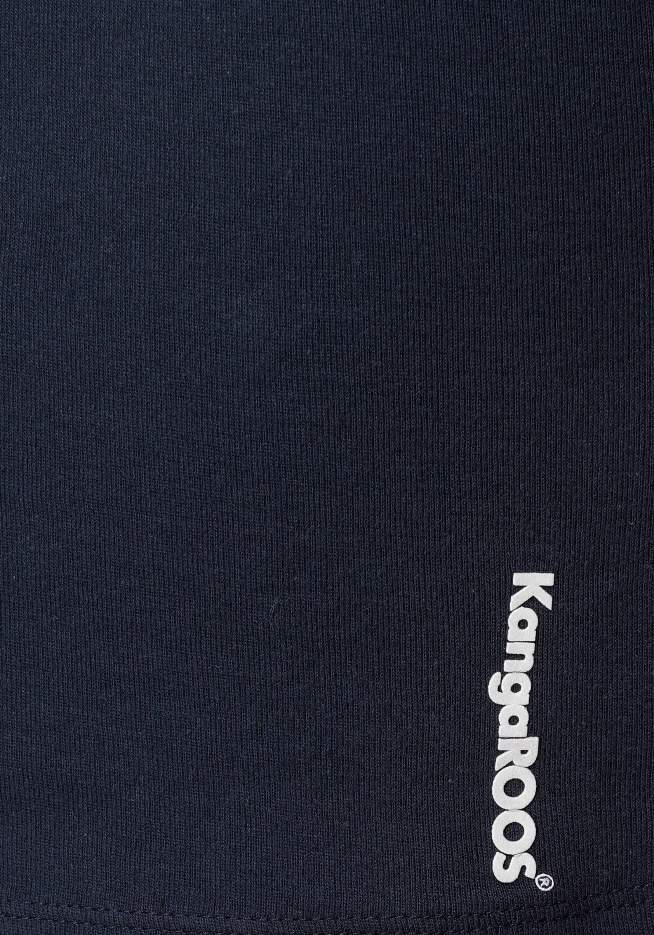KangaROOS Sommerkleid aus Rippware,  Mini-Länge