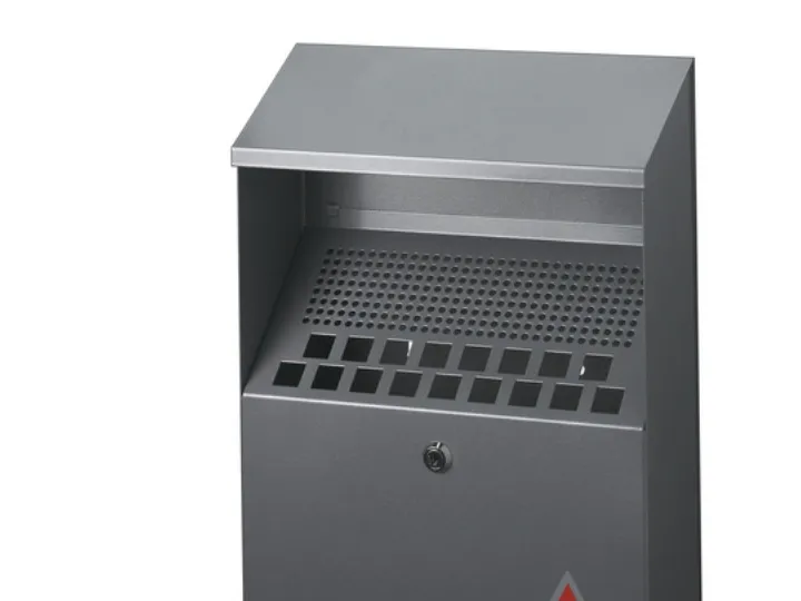 Askebæger Durable A2926349 vægmonteret sølv