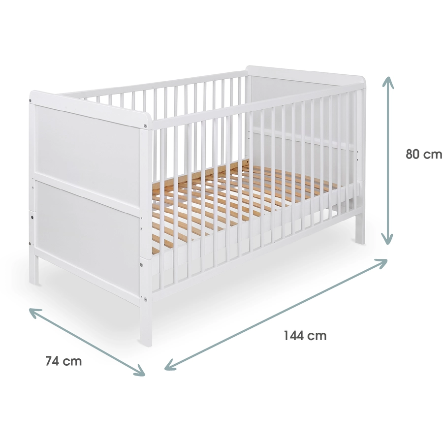 kindsgard Kinderbett godnat 70 x 140 cm weiß