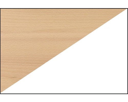 Pertura Elenie beukenhouten trap, zonder stootborden, gelakt, recht, 83,5 cm, 14 treden / 15 stootborden, zonder leuning
